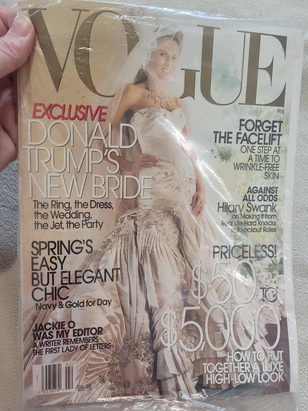 Vogue Magazine Cover - Melania February 2005